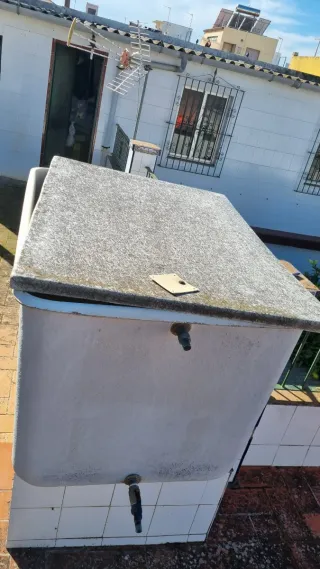 Depósito agua fibra vidrio 1000L