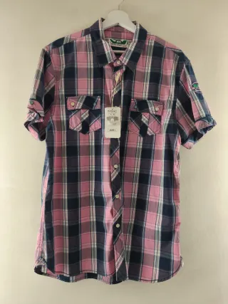 Camisa Green Coast hombre con etiqueta