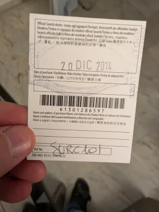 Swatch Touch – Digital Watch