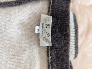 Pullover 9.2 by Carlo Chionna Uomo Grigio Bianco