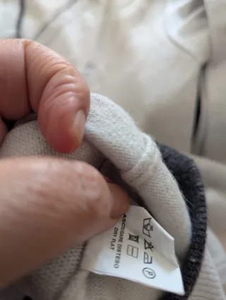 Pullover 9.2 by Carlo Chionna Uomo Grigio Bianco