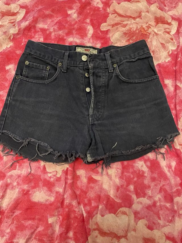 Pantaloncini Levis Denim Corti Donna taglia 29