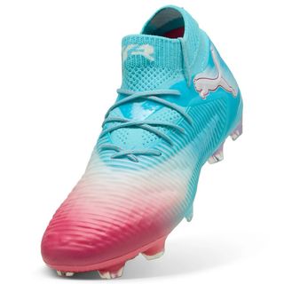 Chuteiras Puma Future 8 Ultimate FG Azul/Rosa