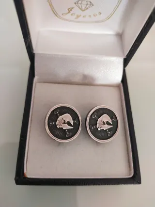 Pendientes Loquillo plata