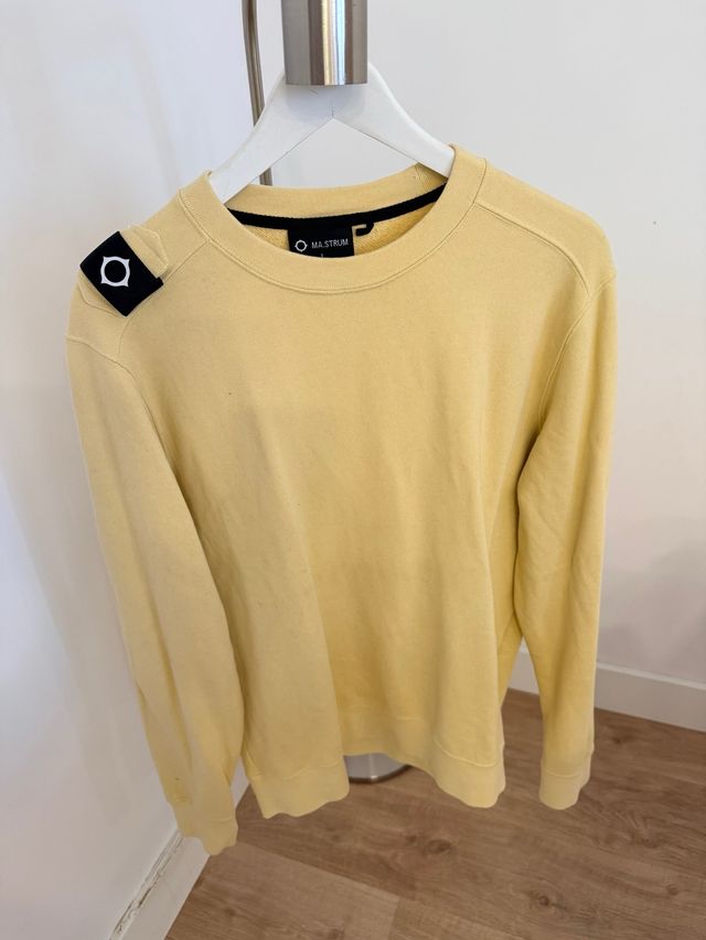 Sudadera MA.STRUM amarilla