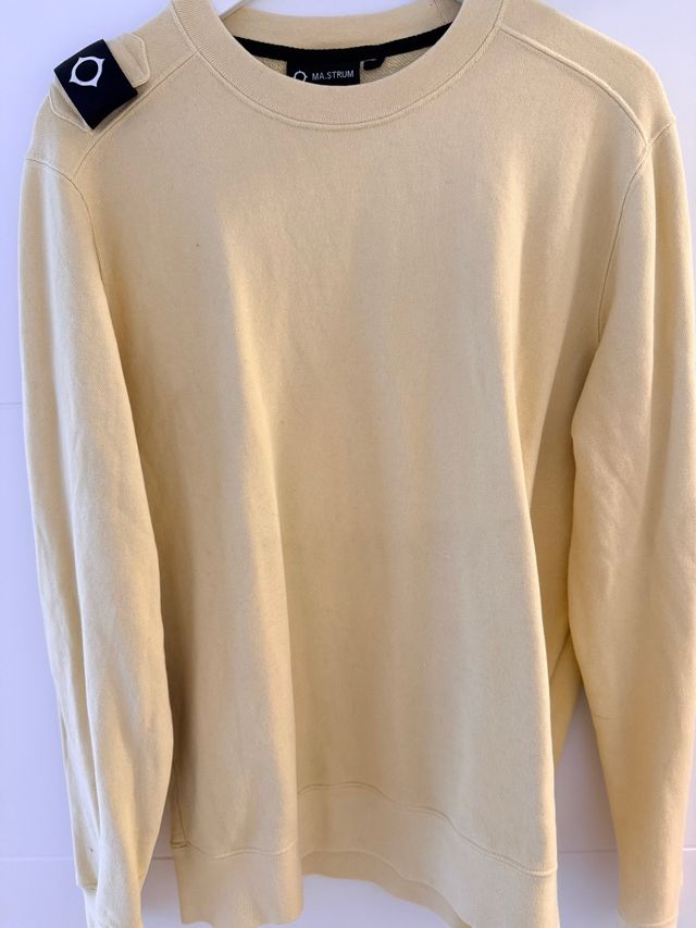 Sudadera MA.STRUM amarilla