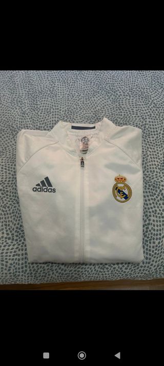 Sudadera Real Madrid Adidas Blanca