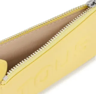 Tarjetero Tous amarillo con osito