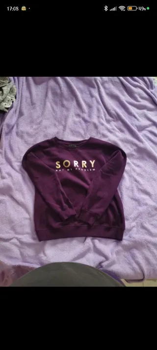 Felpa Sorry Not My Problem donna