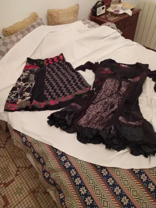 Vestido y Falda Desigual Multicolor