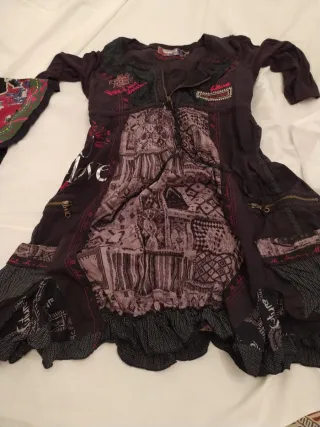 Vestido y Falda Desigual Multicolor