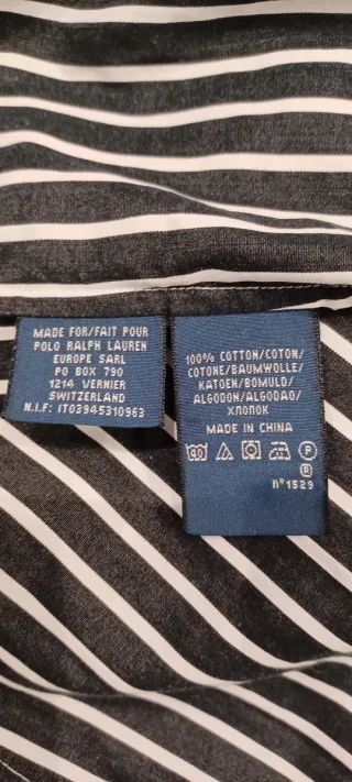 Camisa Polo Ralph Lauren Rayas