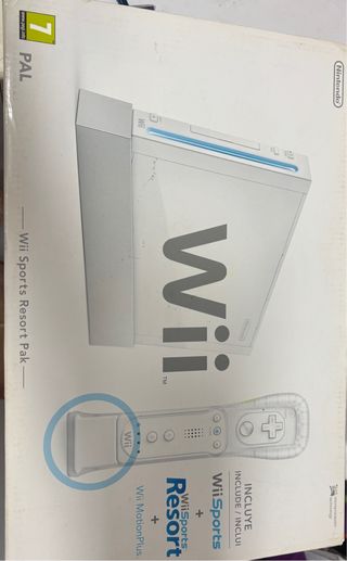 Nintendo Wii Sports Resort Pak Blanco