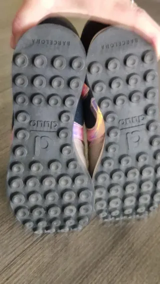 Zapatillas Duuo azul y gris