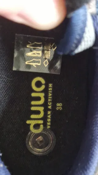 Zapatillas Duuo azul y gris