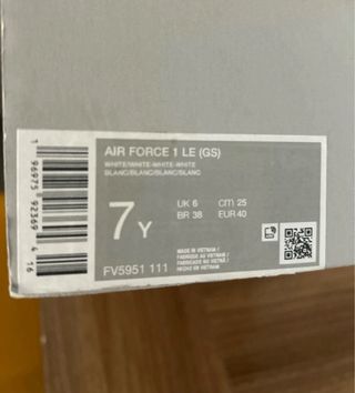 Zapatillas Nike Air Force 1 Blancas