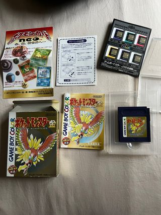 Pokemon Oro Japonés Game Boy Color