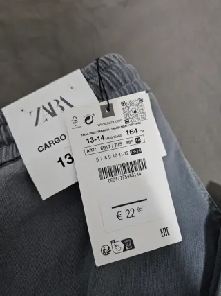 2 Pantalones Cargo Niño. Nuevos. Talla 13-14