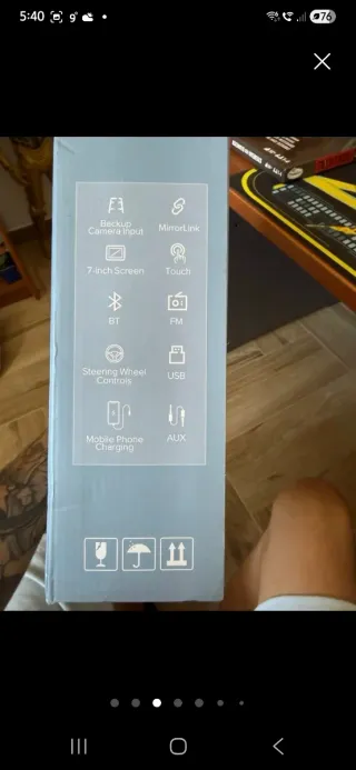 Radio Coche Pantalla CarPlay Android Auto