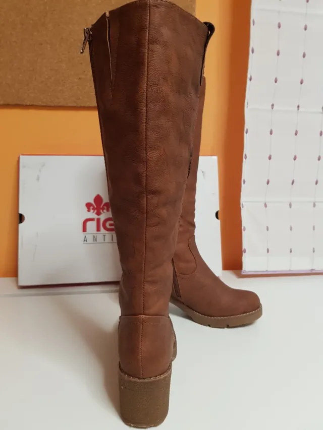 Botas altas Rieker marrones talla 38