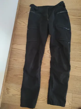 Pantaloni moto donna neri