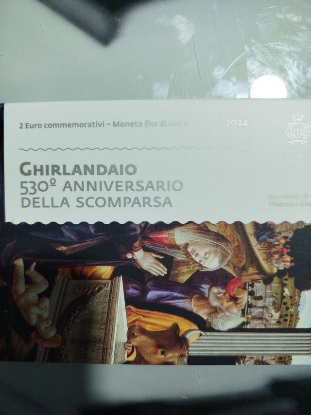 Moneda San Marino 2€ 2024 Ghirlandaio