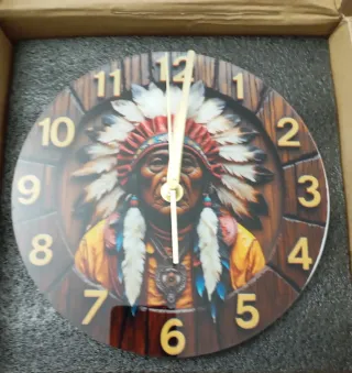 Relógio de Parede Indígena
