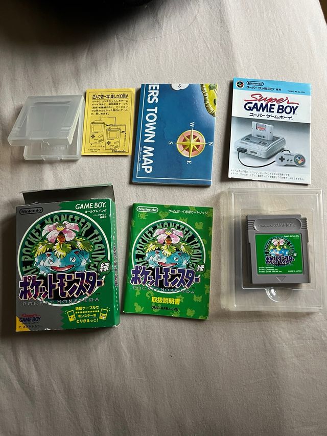 Pokemon Verde Japonés Game Boy RPG