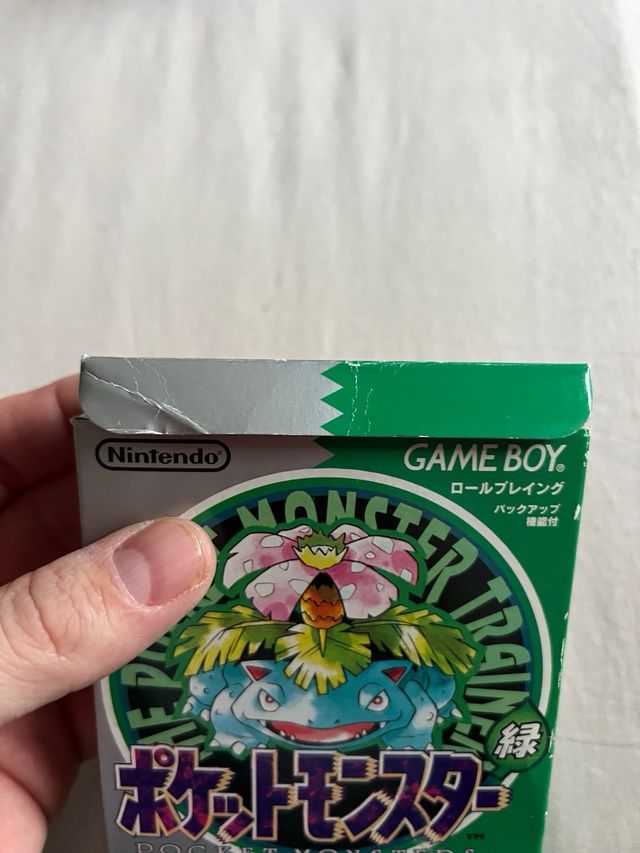 Pokemon Verde Japonés Game Boy RPG