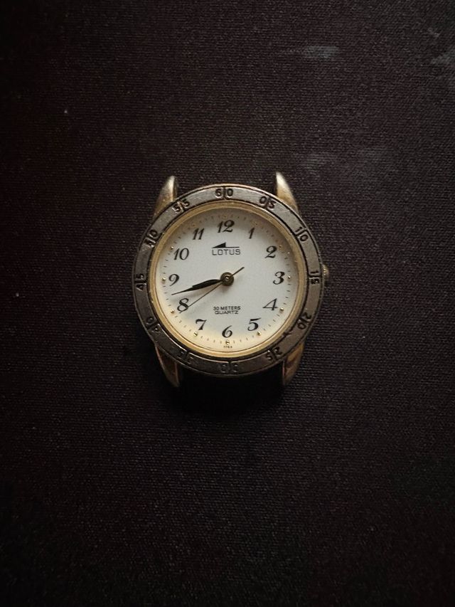 Reloj Lotus Dorado y Plateado