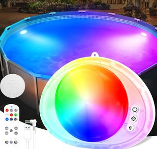 Luci LED per piscina sommerse ricaricabili