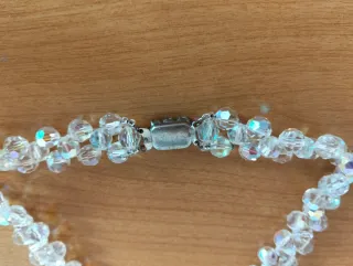 Collar Vintage Cristales Irisados