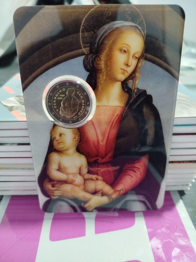 Moneda San Marino 2 Euro 2023 Perugino