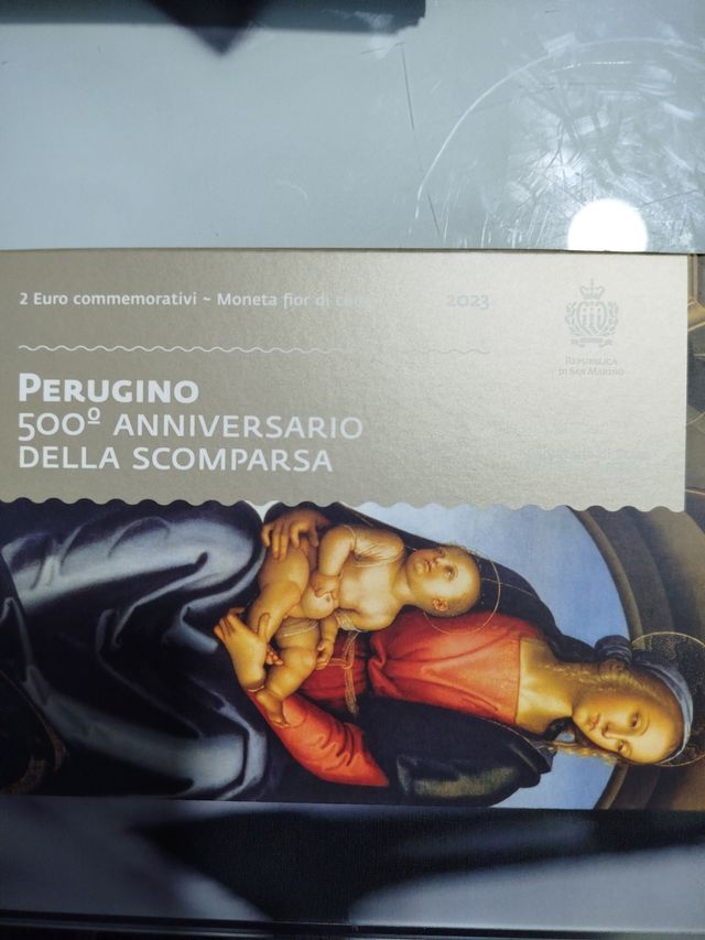 Moneda San Marino 2 Euro 2023 Perugino
