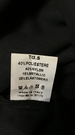 Vestito elegante ECO oro/argento TG S
