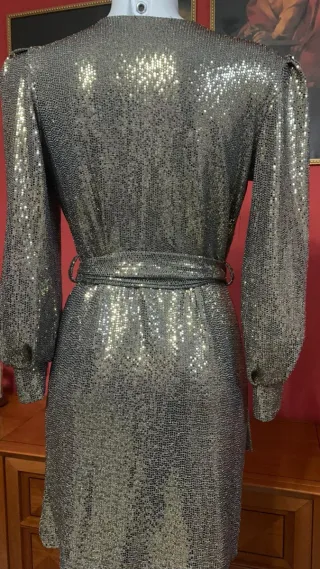 Vestito elegante ECO oro/argento TG S
