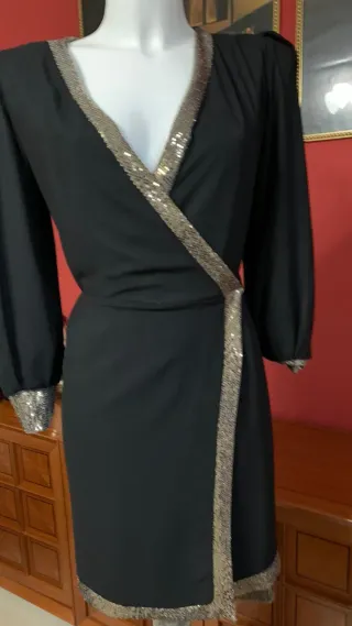 Vestito elegante ECO oro/argento TG S