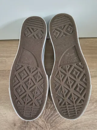 Converse con plataforma talla 39 color gris