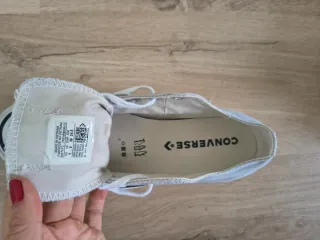 Converse con plataforma talla 39 color gris