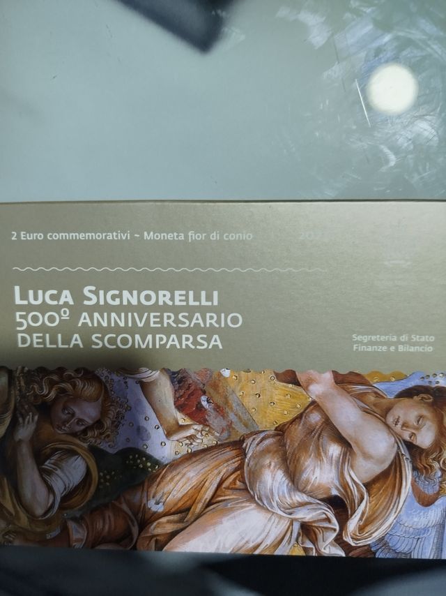 Moneda San Marino 2€ 1922-2022 Signorelli