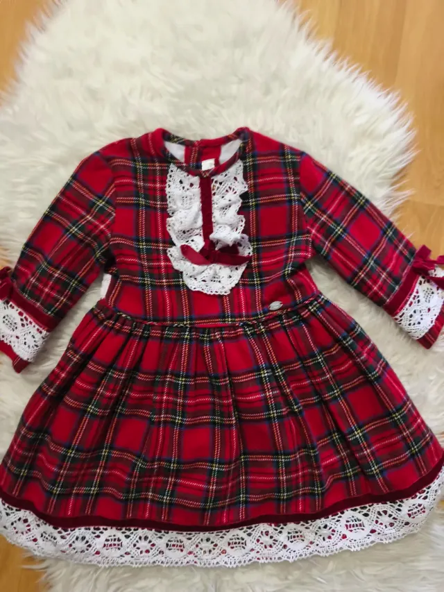 Vestido Dolce Petit Niña Tartán