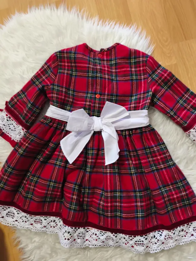Vestido Dolce Petit Niña Tartán