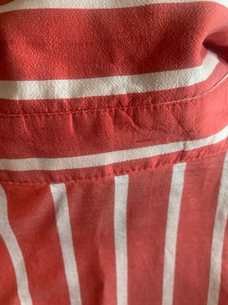 Camisa Gonnella T 40 Rayas Rojas y Blancas