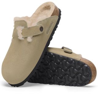 Birkenstock Boston Lana Borrego Beige