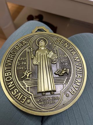 Medalla San Benito Abre Camino (Oro y Plata)