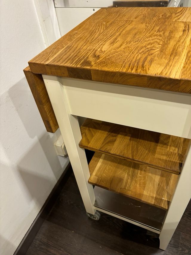 Carro Cocina Stenstorp Ikea Madera y Metal