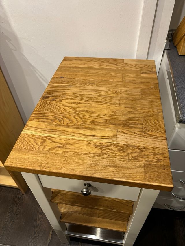 Carro Cocina Stenstorp Ikea Madera y Metal