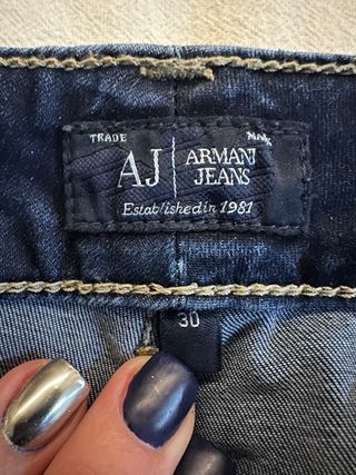 Jeans Armani Mujer Azul