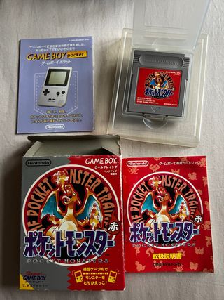 Pokemon Rojo Edición Japonesa Game Boy