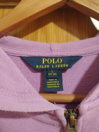 Chaqueta Polo Ralph Lauren Morada para niños